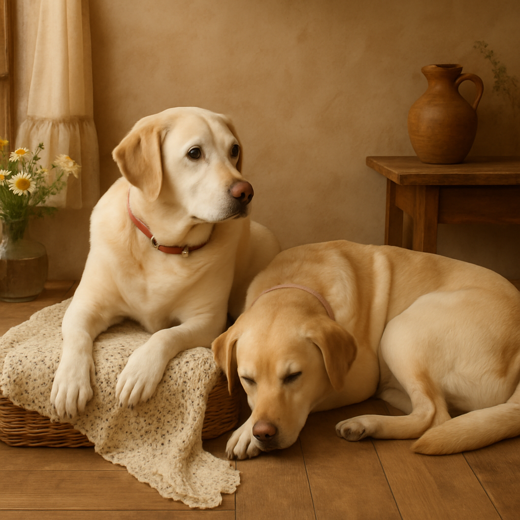 Cottagecore pet photoshoot