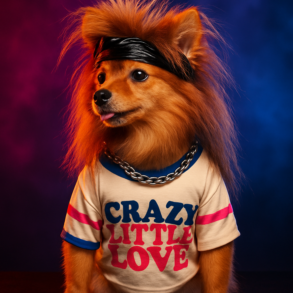 Rocker pet photoshoot
